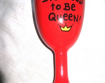 Lorrie Veasey Wine Glass   [cin3541b}