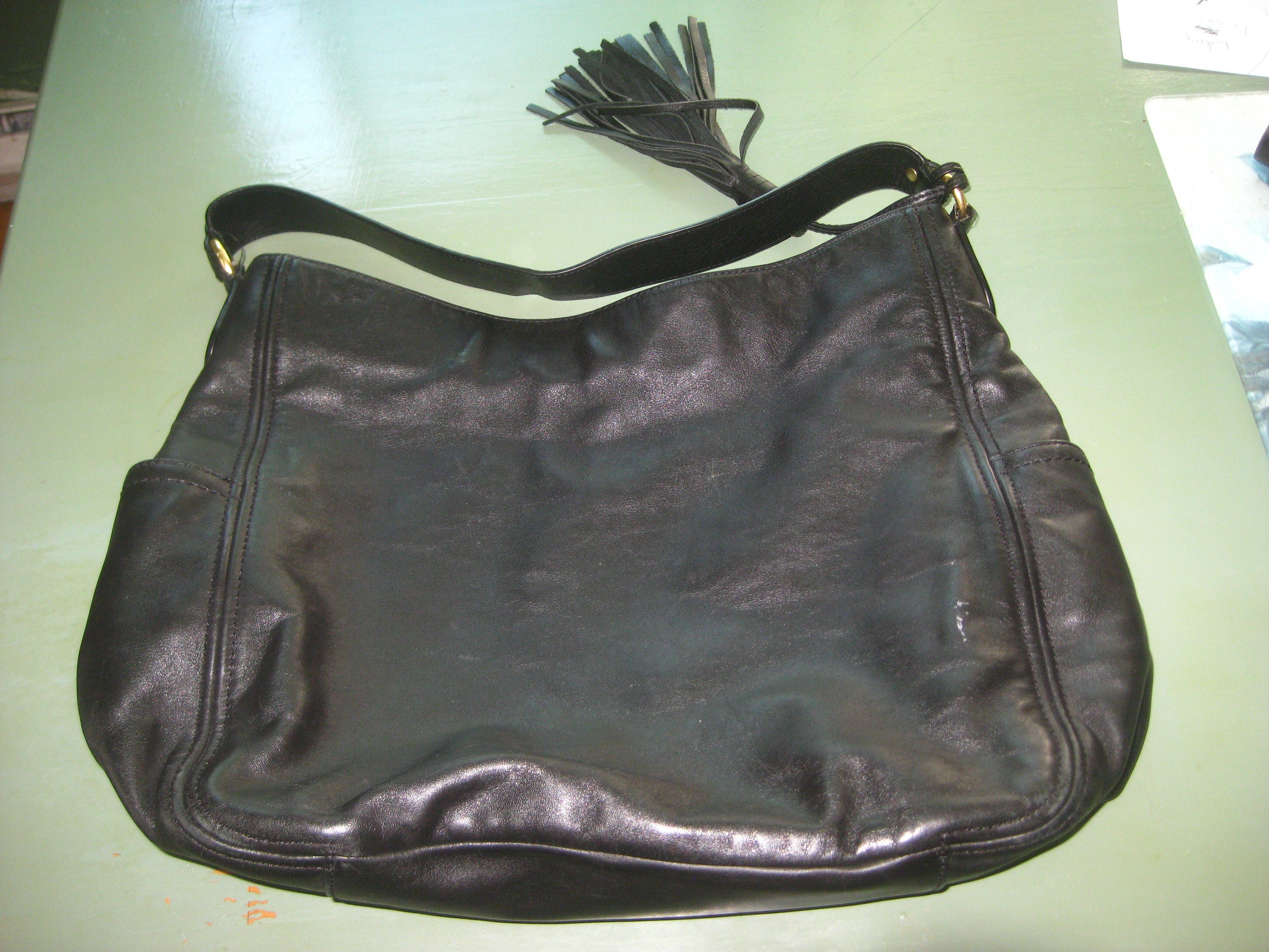 Cole haan gabriella leather hobo bag sale