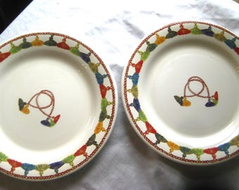 Gien Taffetas 11" dinner plates  [cin3523b]