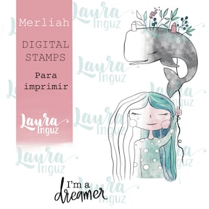 DIGITAL STAMP to PRINT. Scrapbooking and cardmaking for adults and children