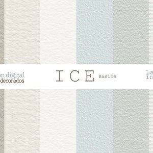 ICE basics. 6 Decorated papers to print. Scrapbook, Cardmaking,Journal, Mixed Media. Laura Inguz