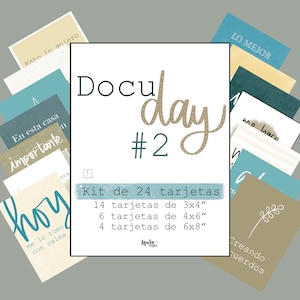 DocuDay Collection #2 of 24 CARDS for PL by Laura Inguz for Scrapbooking, crafts, documenting, photo albums