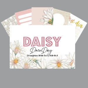 DocuDay Daisy 24 CARDS for Project Life by Laura Inguz for Scrapbooking, crafts, documenting, photo albums