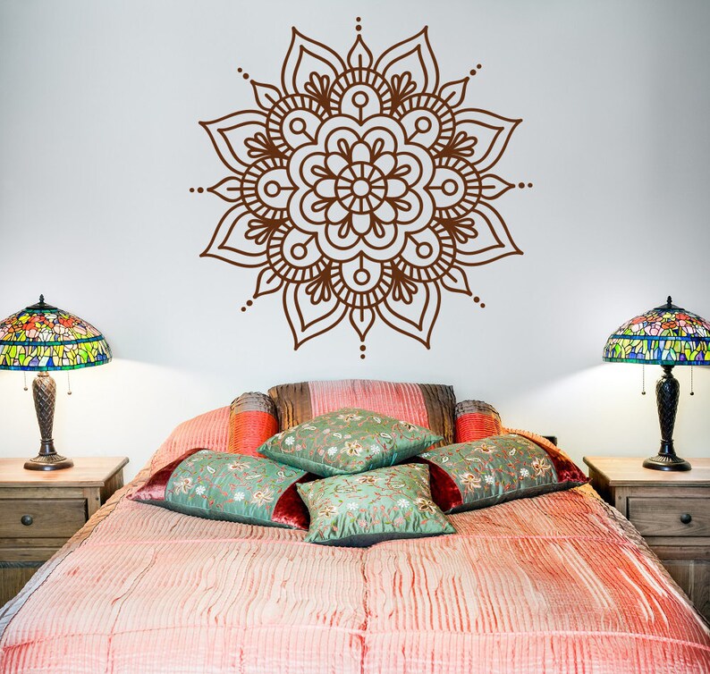 Wall Decal Mandala Master Bedroom Decal Mandalas Wall Etsy