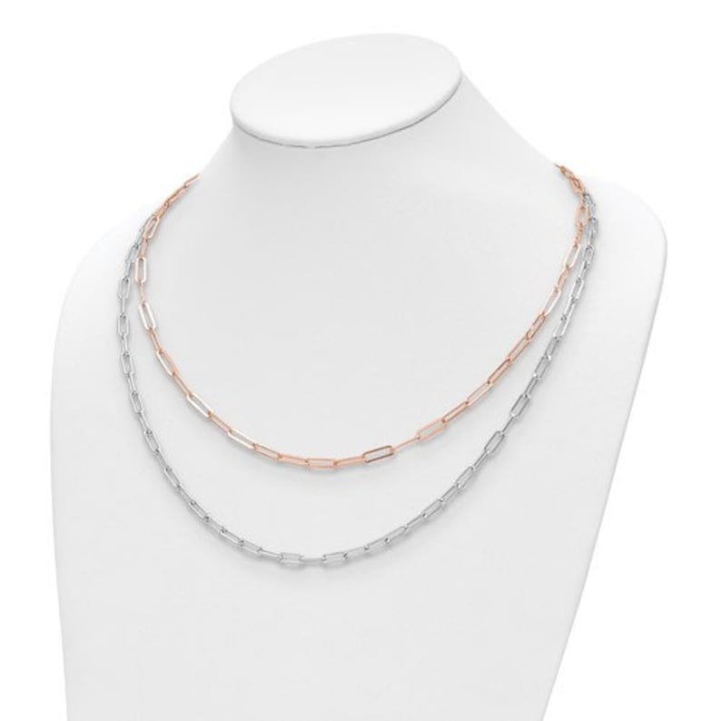 925 Sterling Silver Rhodium-plated Polished 2-Bead Y-Necklace 15.5 w/ 2 Extender 925 Sterling Silver Rhodium-plated Polished 2-Bead Y-Necklace 15.5 w/ 2 Extender