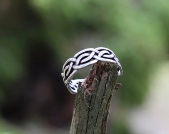 Celtic ring JUNA ladies ring men's ring adjustable size