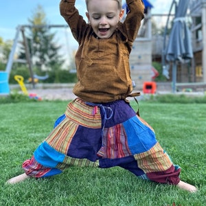Kinder Patchwork Haremshose | Unisex | Kids Goahose