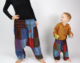 Kids Haremshose Patchwork Kinder Goahose