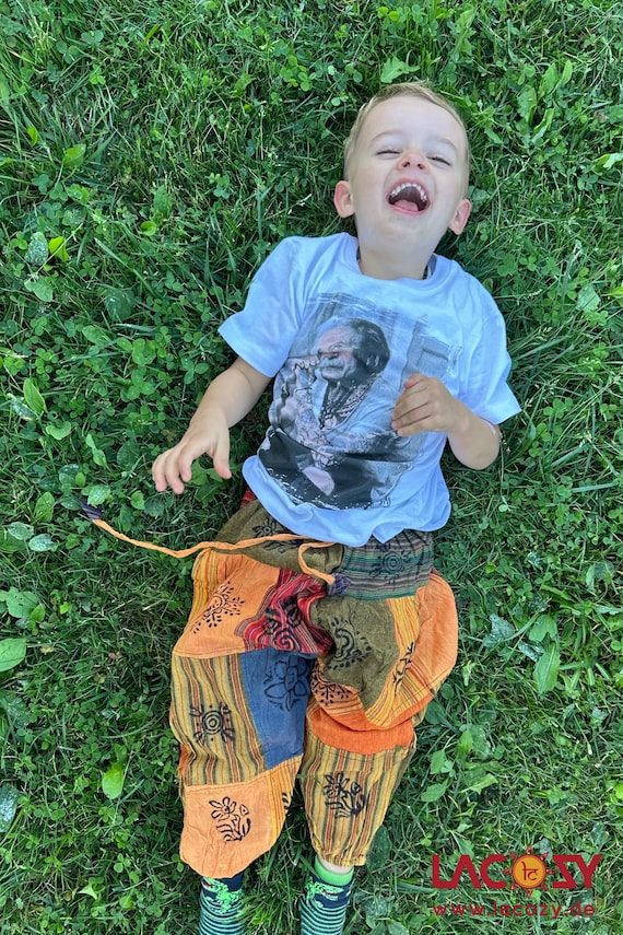 Patchwork Pantalone Per Bambini Pantaloni Harem Pantaloni - Foto 3