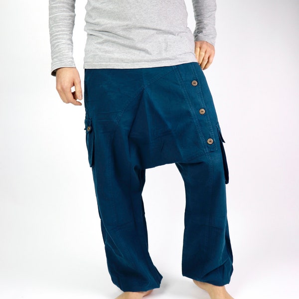 Haremshose Sarouel pants PETROL Unisex