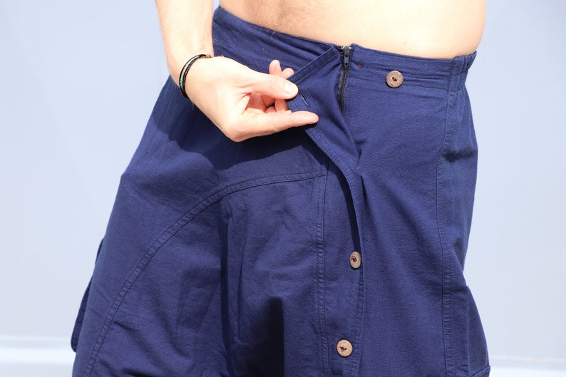 Harem Pants Sarouel Pants DUNKELBLAU Unisex