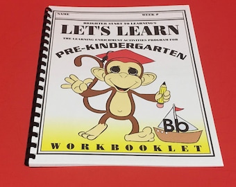 Preschool Worksheets BSTL -  Let’s Learn - Letter Bb  - Work booklet - Perfect for Preschool - Pre Kindergarten - Home / School Lessons