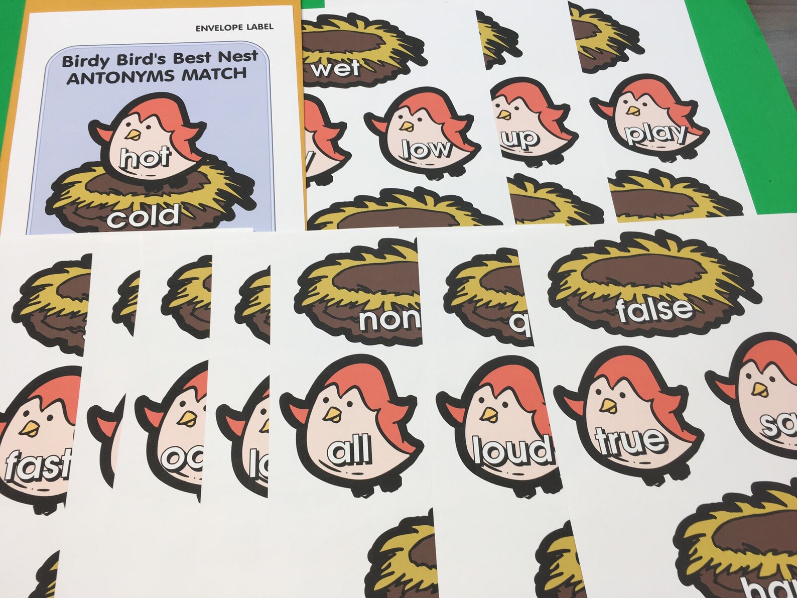 6 Complete Envelope Game Kits DIY Package for Learning Etsy UK