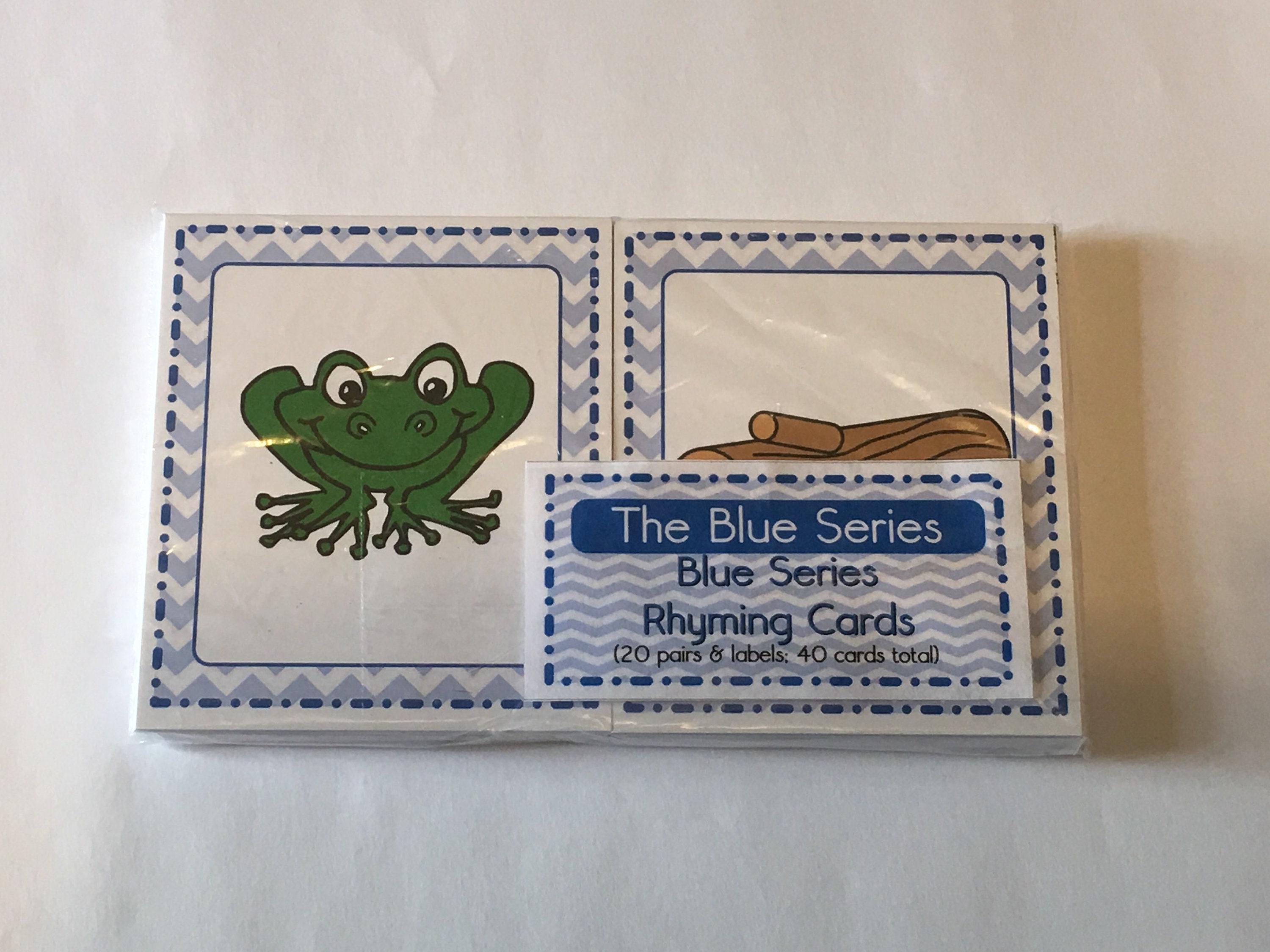 The Blue Series - Rhyming Cards - Montessori Material for Primary ...