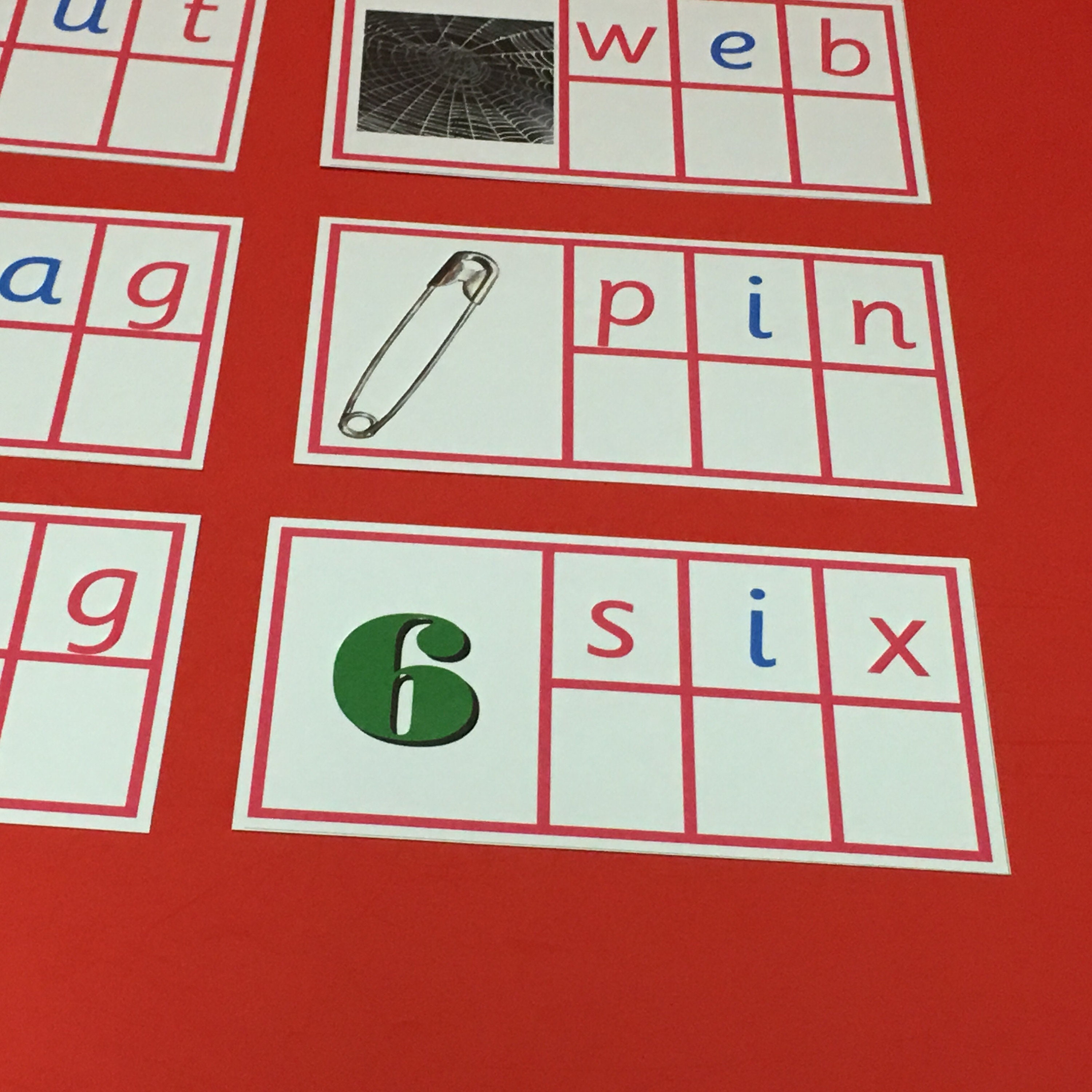 Pink Series Montessori - CVC WORD CARDS - 45 Laminated Cards - Etsy