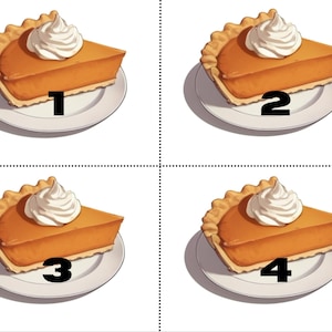 Cartões Pumpkin Pie Numbers 0 -100 - Perfeito para pré-escola - jardim de infância - educação domiciliar - Download instantâneo