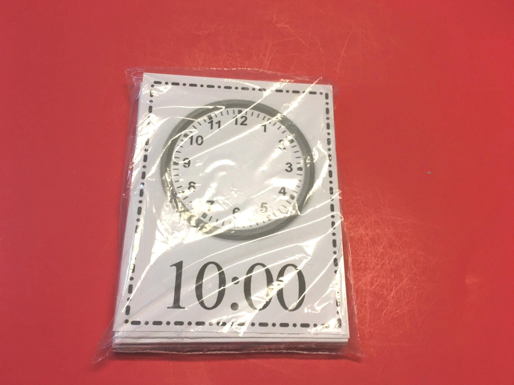 Learn to Write the Time: Clock Face Cards - Homeschool Activity (48 ...
