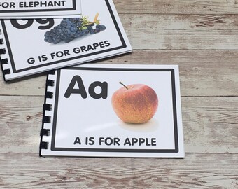 Letter Booklet - 26 Alphabet  Booklets - Montessori Materials for Primary Language