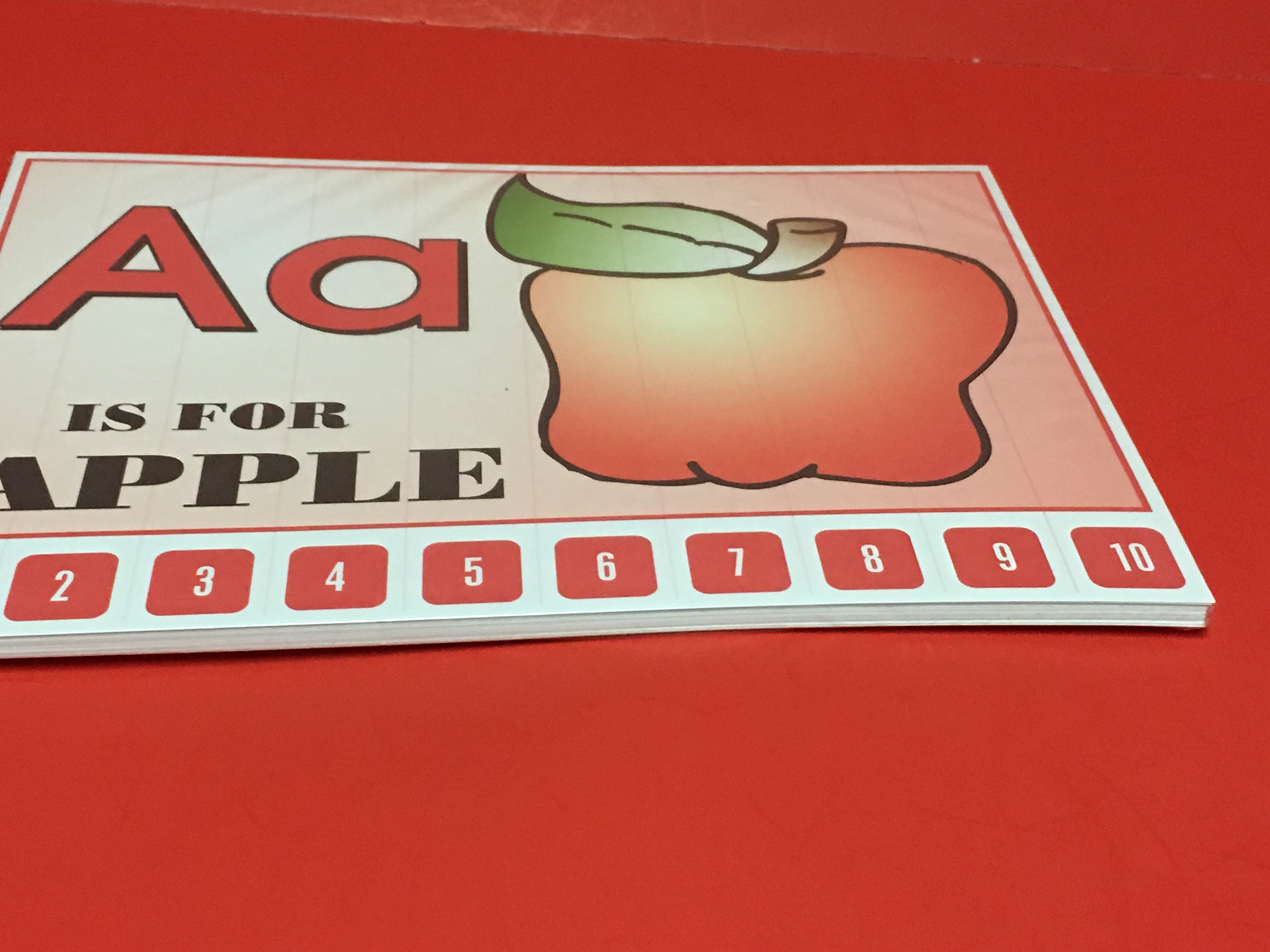 A-Z Letter Puzzles 1-10 Alphabets Puzzle Laminated. - Etsy