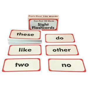 100 Flashcards - Fry”s Sight Words - 1st Hundred Words Flash Cards