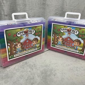 Kindergarten Learning Bundle - 32 Activity Card sets - Kindergarten Task Boxes Kit 01 & 02