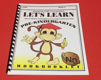 Preschool Worksheets BSTL -  Let’s Learn - Letter Nn - Work booklet - Perfect for Preschool - Pre Kindergarten - Home / School Lessons