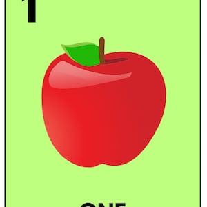 20 Printable Numbers Posters for Numbers 1-20. Wall Charts Classroom Educational Learning 8.5 x 11 posters. Daycare, Preschool