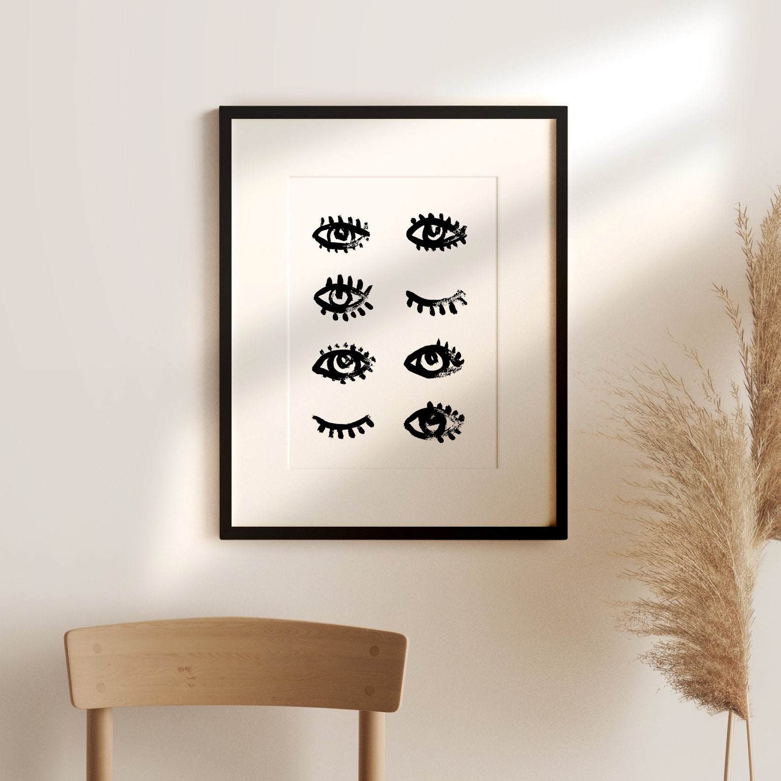 Eyes Printable Wall Art Instant Download Poster | Etsy