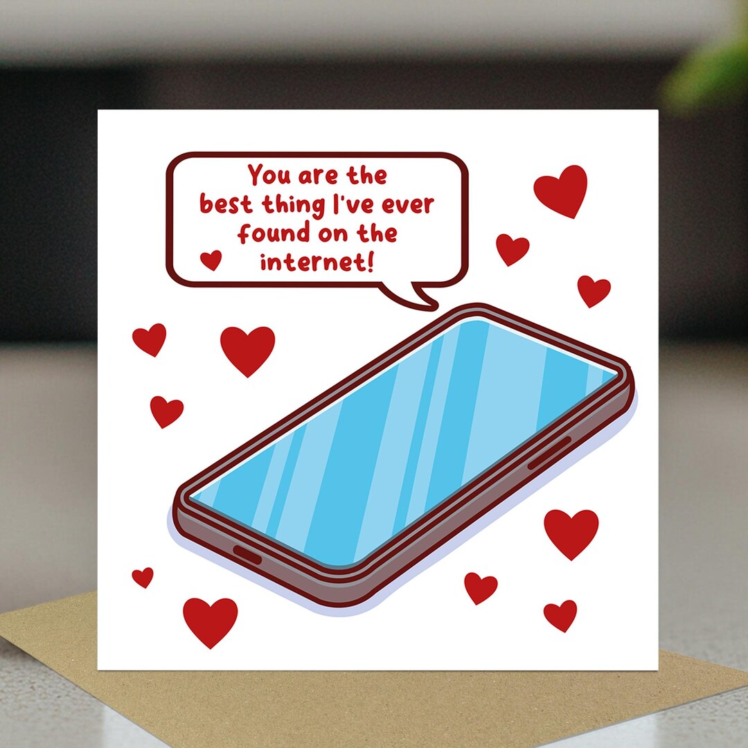 Funny Valentines Day Card for Him or Her - Romantic Funny Quote Cards ...