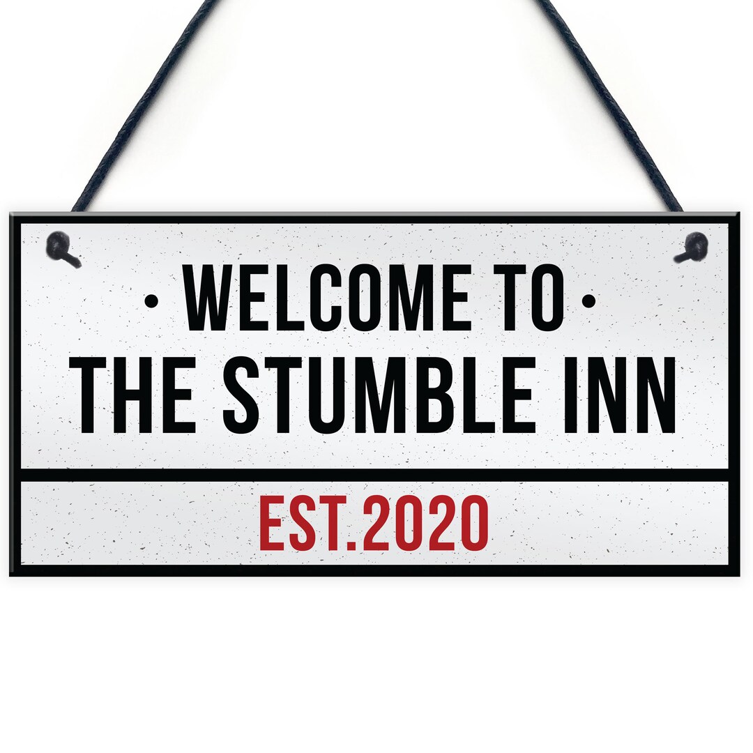 Funny Home Bar Sign Personalised Street Sign for Man Cave Pub Etsy UK