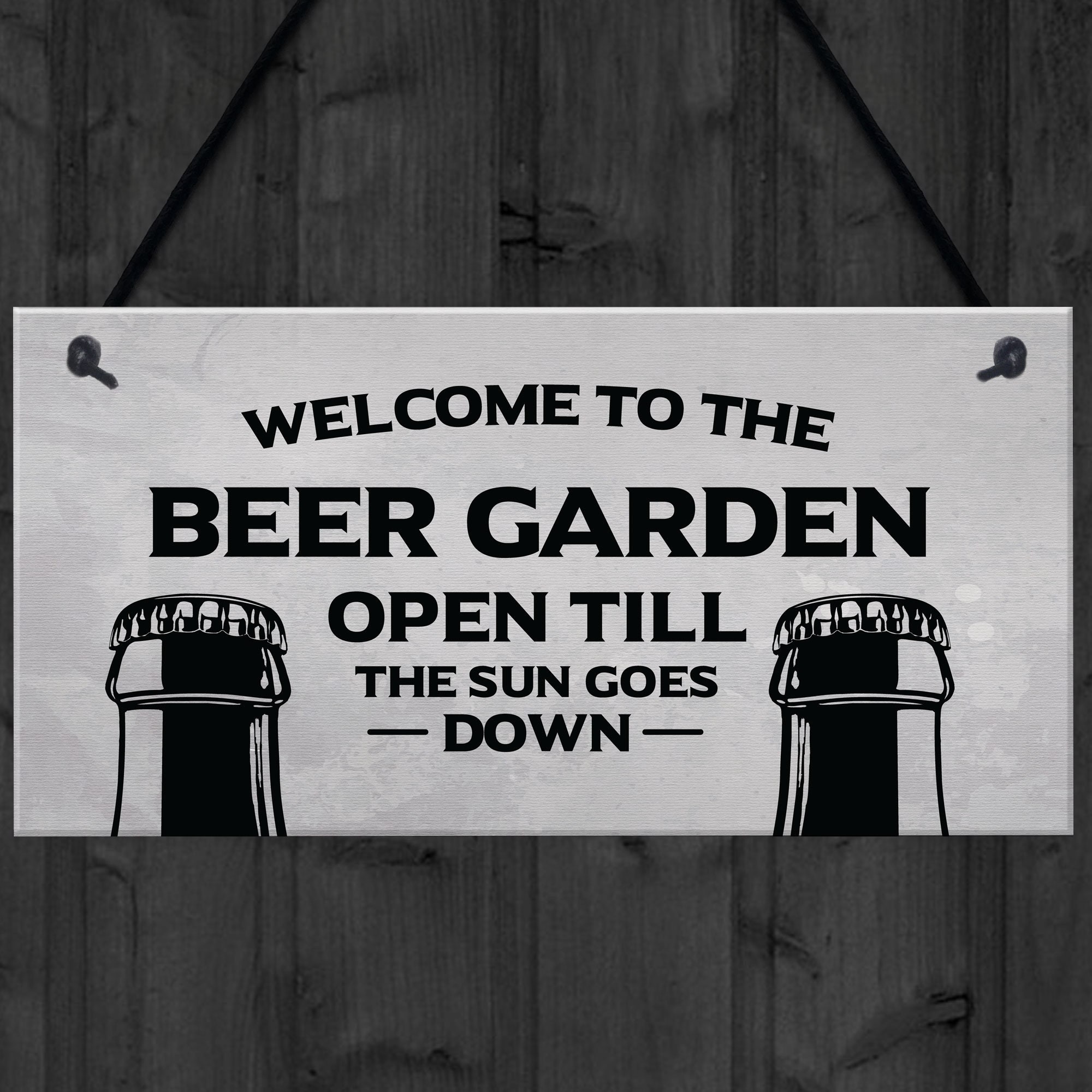 Funny Beer Garden Signs