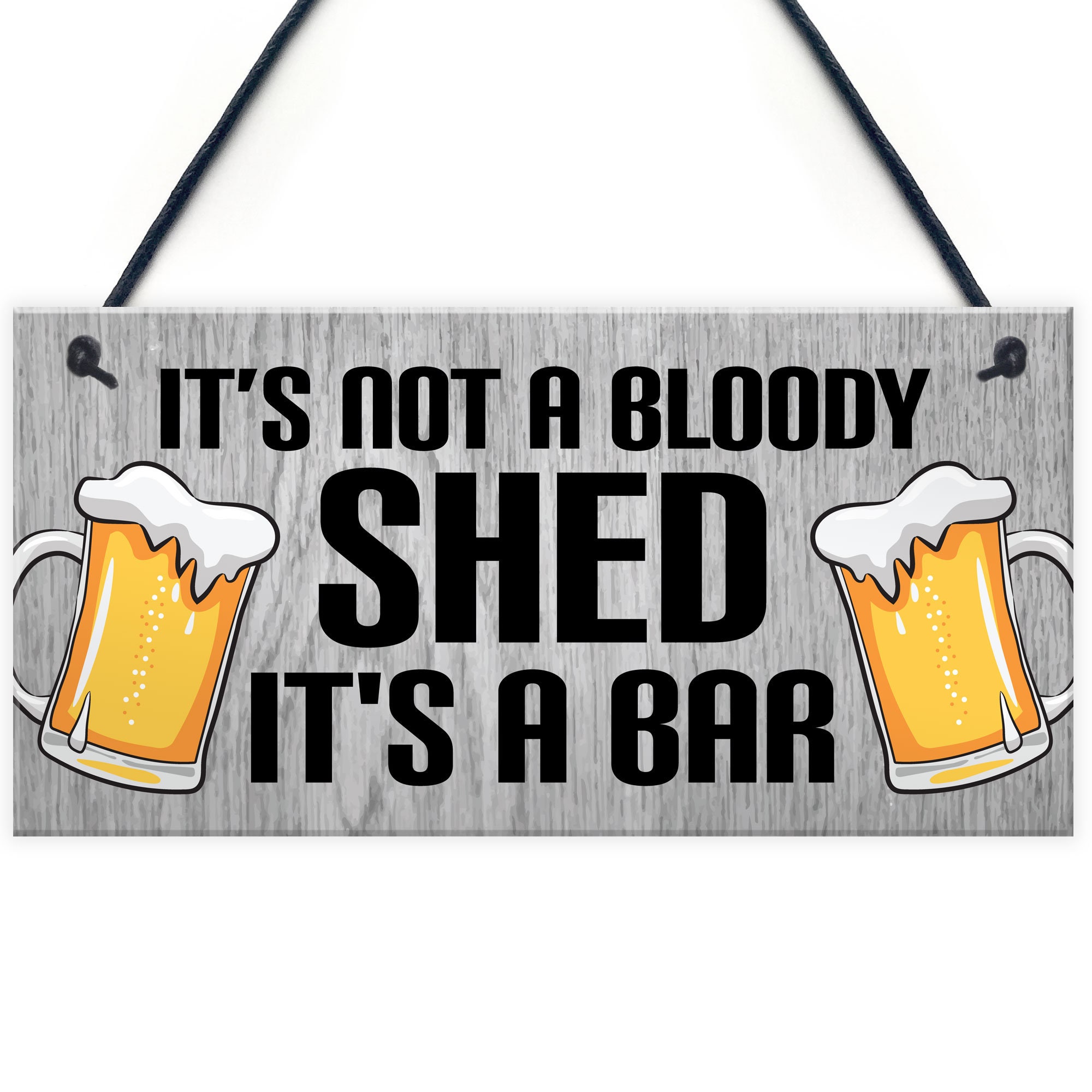 "It's Not A Shed It's A Pub" Metallschild – Vintage Garten-Bar-Schild, 20x15cm