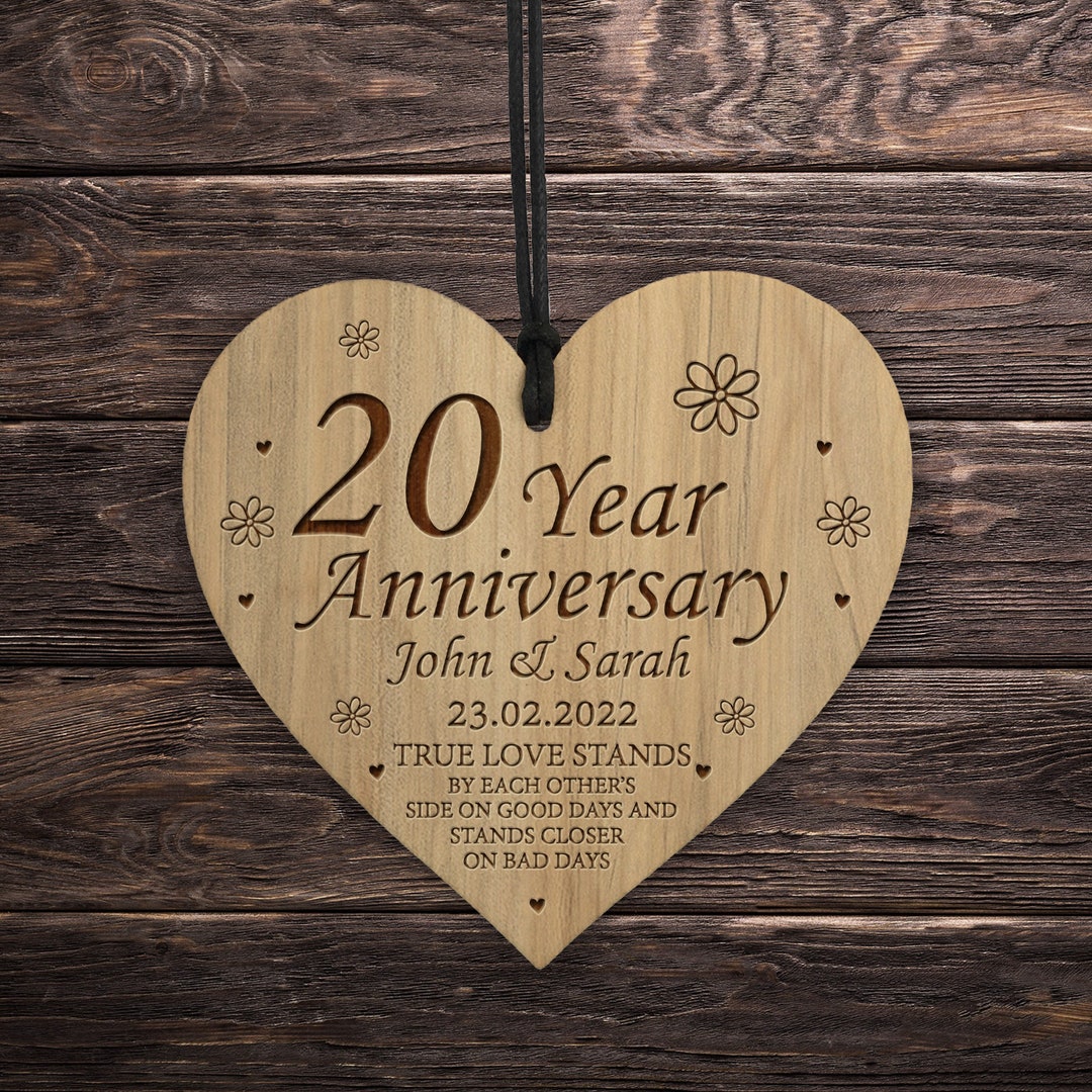 Gifts By Year 20 Year Annversary Gft For Husband 20th Annversary