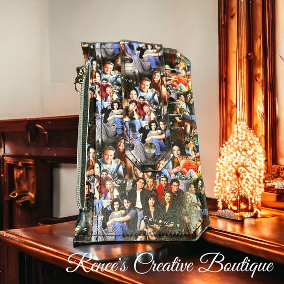 Friends Purse Pal, friends wallet, tv show wallets, gifts, gifts for wife, slim wallet,  chandler and monica, Rachel and Ross, central perk