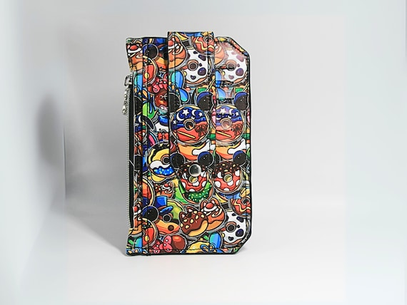 Whimsical Donut Delight Slim Wallet – Fun & Colorful Sweet Treat-Inspired Purse Pal.