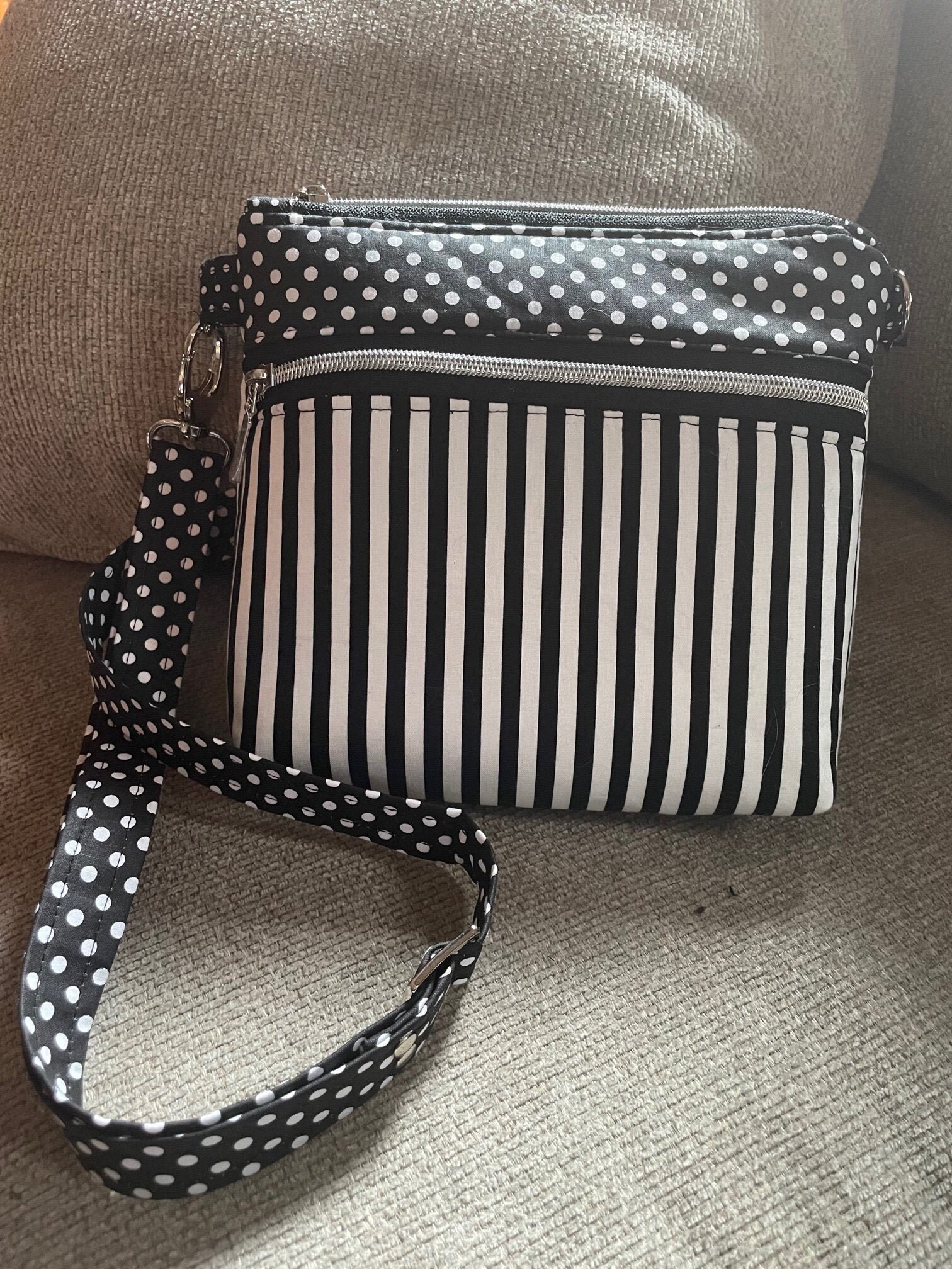 Black and white purse shoulder bag crossbody purse unique Etsy