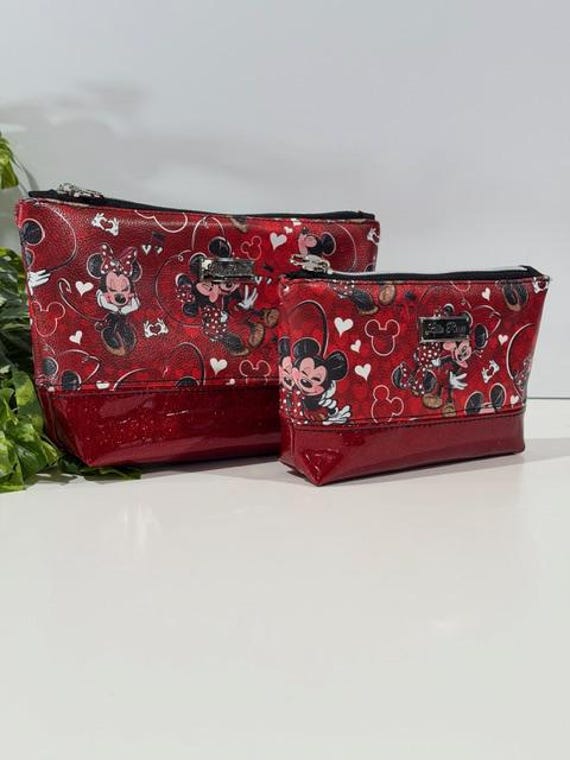 Mouse in Love Essential Pouch Collection – Romantic Handmade Vinyl Bags