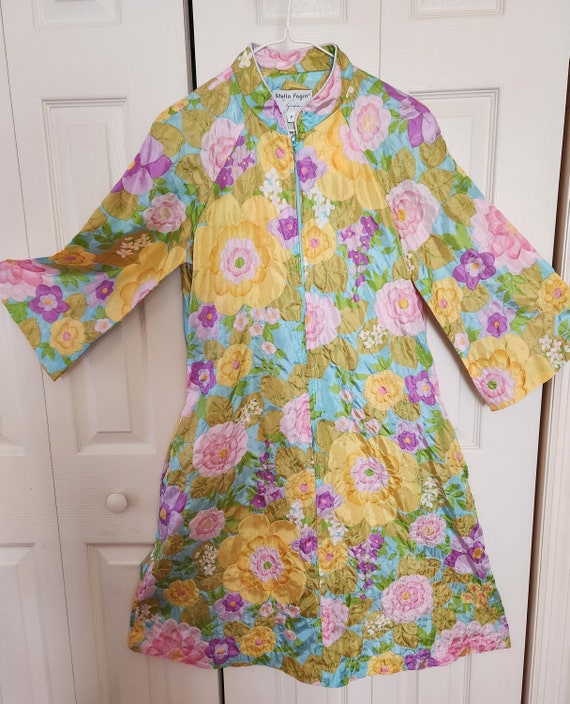 Vintage 60's Stella Fagin by Gida Floral Kimono St