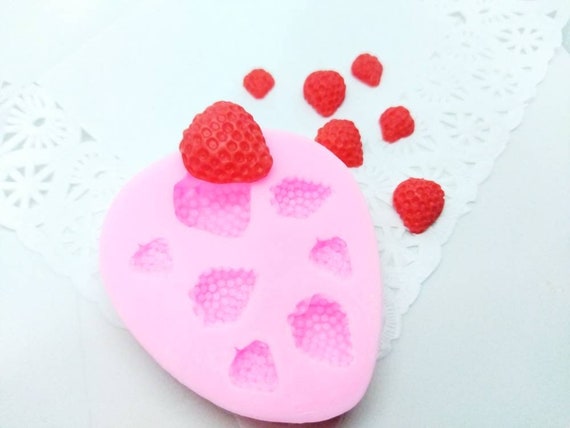 Mini Strawberries Silicone Mold