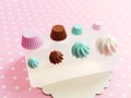 Miniature Cupcakes Silicone Mold, Cupcake Polymer Clay Mold, Flexible Push Mold, Dollhouse Miniature Mold, Resin Mold, Jewelry Mold, Gift product logo