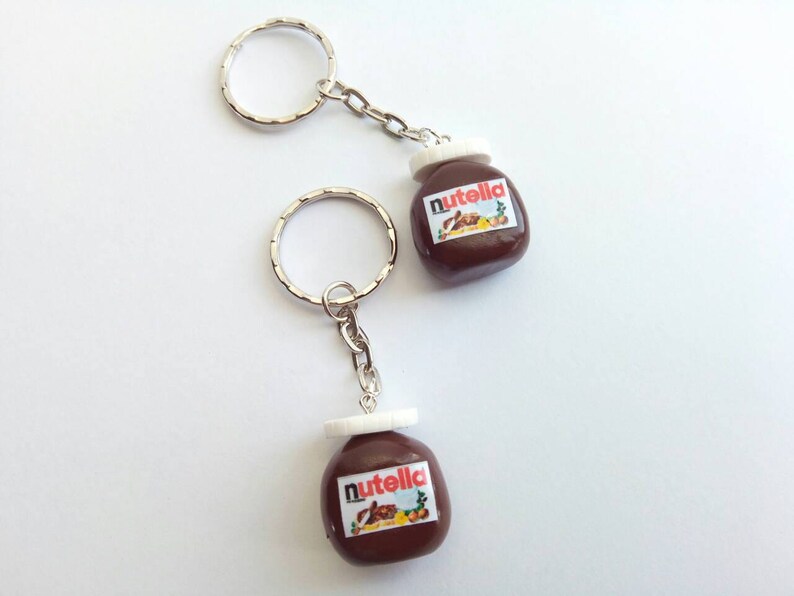 Nutella Keychain Miniature Food Food Keychain Kawaii Etsy