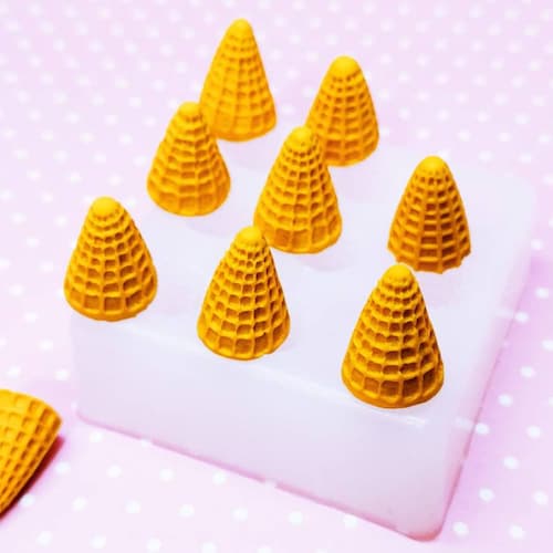 Ice Cream Cone and Scoop Mold Kawaii Mold Polymer Clay Resin Etsy