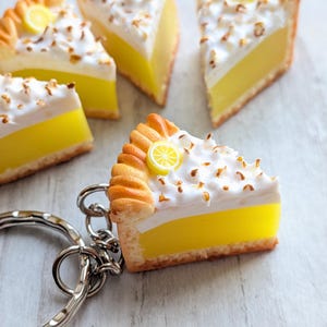 Llavero de tarta de limón