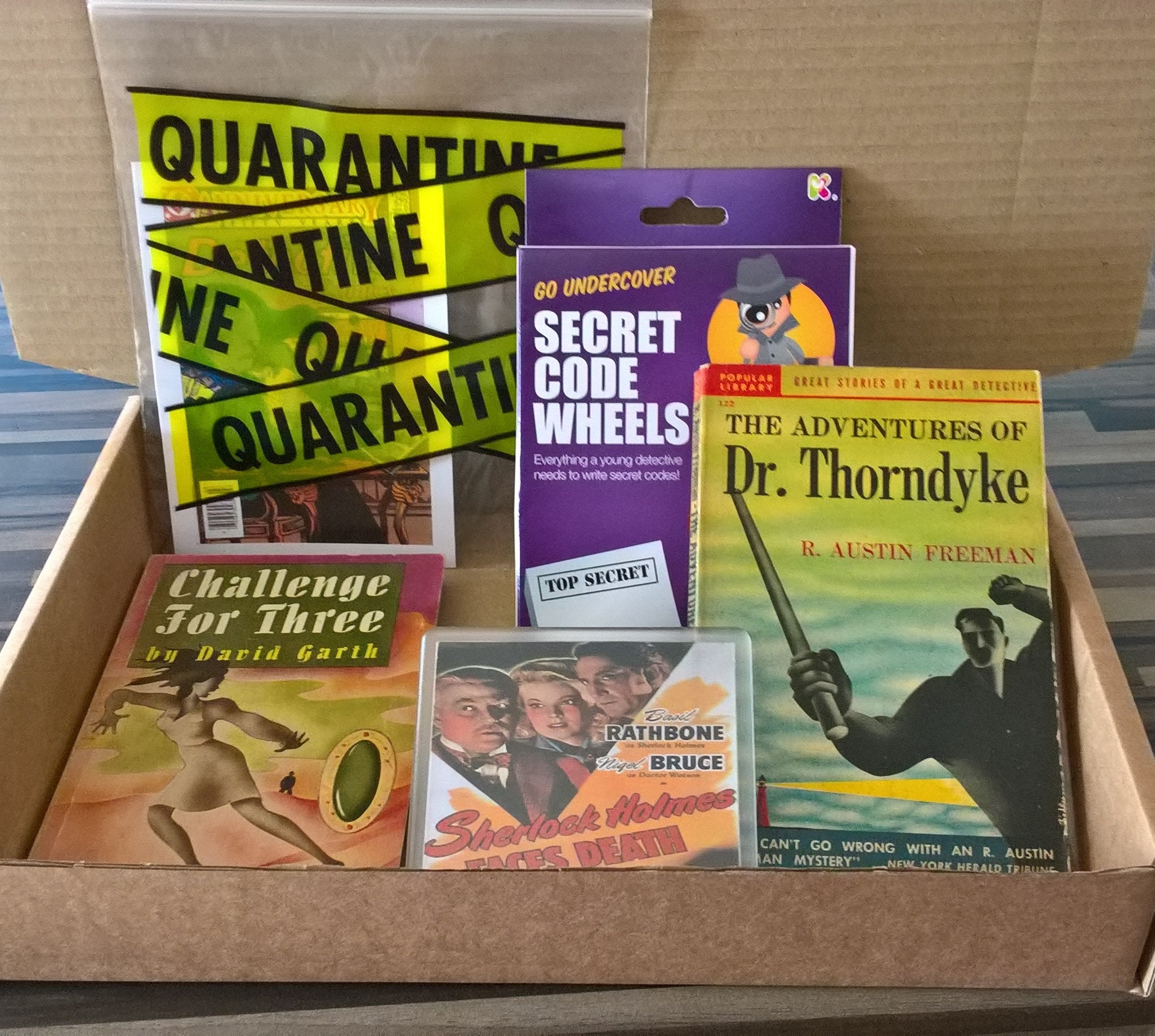 Coffee and Crime Vintage Mystery Book Lover Box One off or Etsy UK