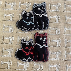 Black cats Appliqué Motif