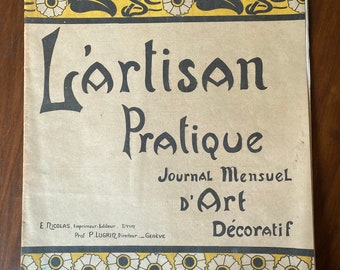 L'Artisan pratique, magazine français, 1904, no. 1