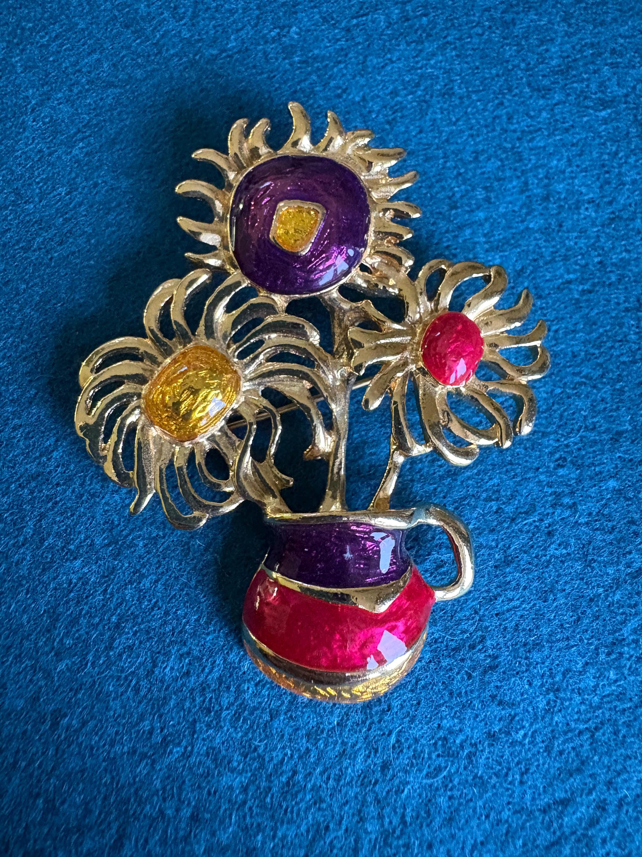 Ysl Brooch - Etsy