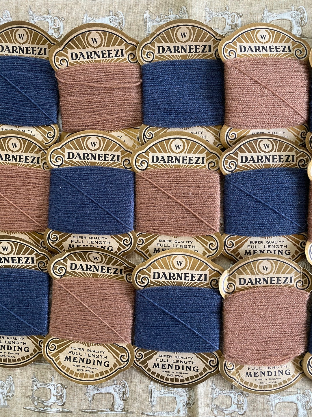 Vintage Darneezi Darning Thread, 100% Wool - Etsy