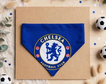 Chelsea Dog Bandana – Chelsea FC Pet Bandana – Football Dog Accessory – Gift for Chelsea Fan