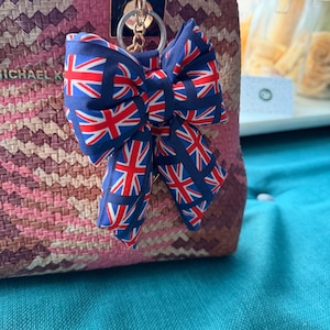 Union Jack-flagga Storbritanniens flagga Puff Sjömansfluga Nyckelberlock för handväska bild 2